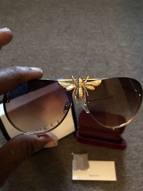 gucci bumble bee sunglasses.